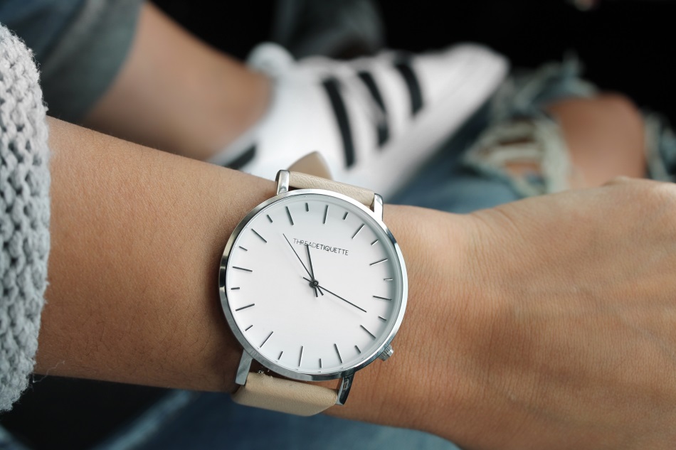 The Truth About Air Drying Gel Polish: Is It Possible? 3 beige strap silver round analog watch behind adidas white 157627 https://nailhow.com/will-gel-nail-polish-air-dry/