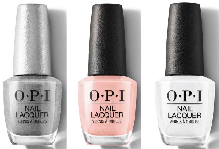 Triple Threats: Beautiful 3-Color OPI Combos That Work. 44 Designer Series Radiance Humidi tea Alpine snow https://nailhow.com/3-color-opi-nail-polish-colors-that-match/