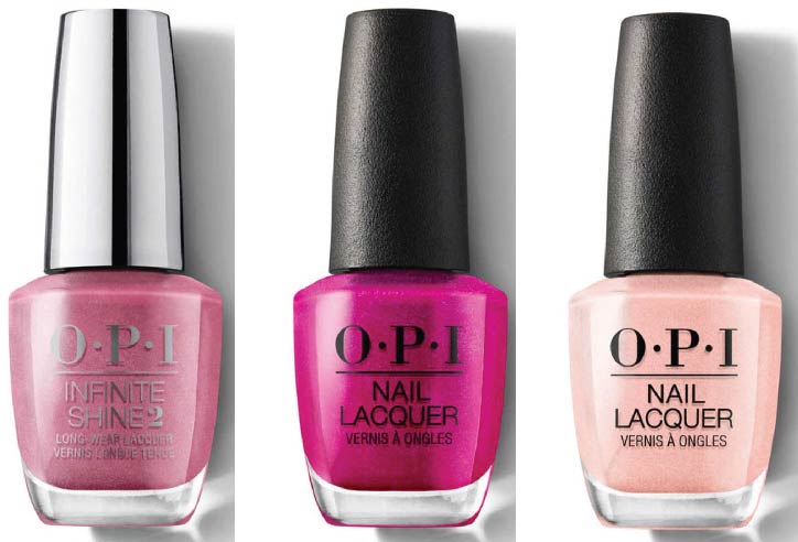 Triple Threats: Beautiful 3-Color OPI Combos That Work. 31 Not so bora bora ing pink Flashbulb fucia Humidi tea https://nailhow.com/3-color-opi-nail-polish-colors-that-match/