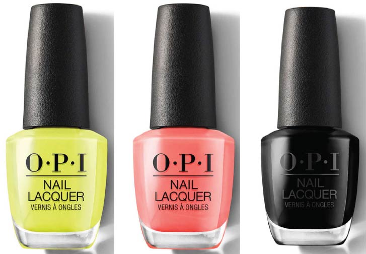 Triple Threats: Beautiful 3-Color OPI Combos That Work. 13 PUMP up the volume Orange you a rock star Black https://nailhow.com/3-color-opi-nail-polish-colors-that-match/