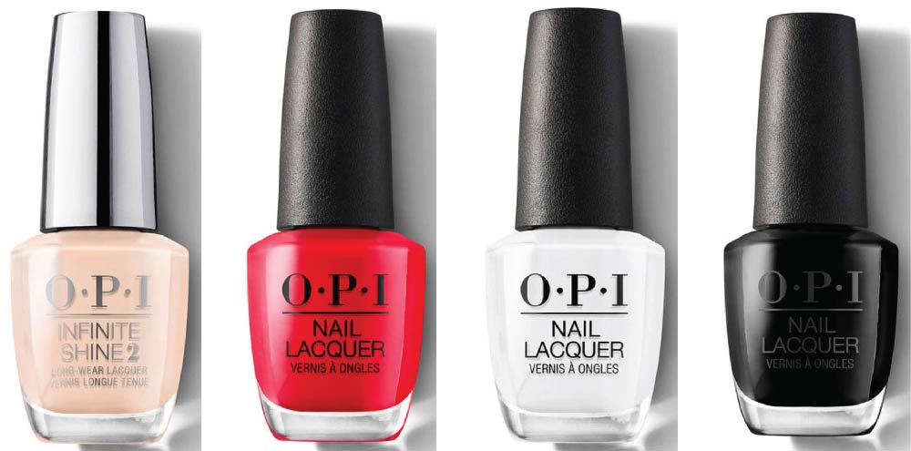 Ultimate List of Awesome Nail Polish Colors That Go Together. 127 Samoan sand Cajun shrimp Alpine snow Black https://nailhow.com/the-full-list-of-opi-nail-polish-combos/