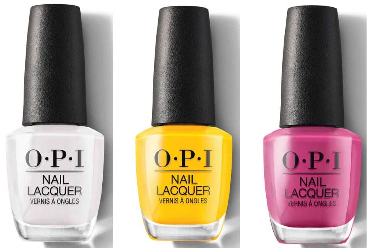 Triple Threats: Beautiful 3-Color OPI Combos That Work. 27 Suzi chases portu geese Sun sea and sand in my pants No turning back from pink street https://nailhow.com/3-color-opi-nail-polish-colors-that-match/