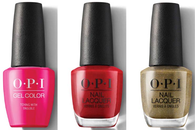 Triple Threats: Beautiful 3-Color OPI Combos That Work. 21 Toying with trouble A Little Guilt Under The Kilt Glitzerland https://nailhow.com/3-color-opi-nail-polish-colors-that-match/