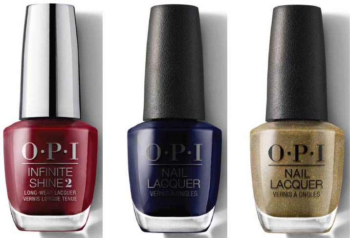Triple Threats: Beautiful 3-Color OPI Combos That Work. 22 We the Female March in Uniform Glitzerland https://nailhow.com/3-color-opi-nail-polish-colors-that-match/