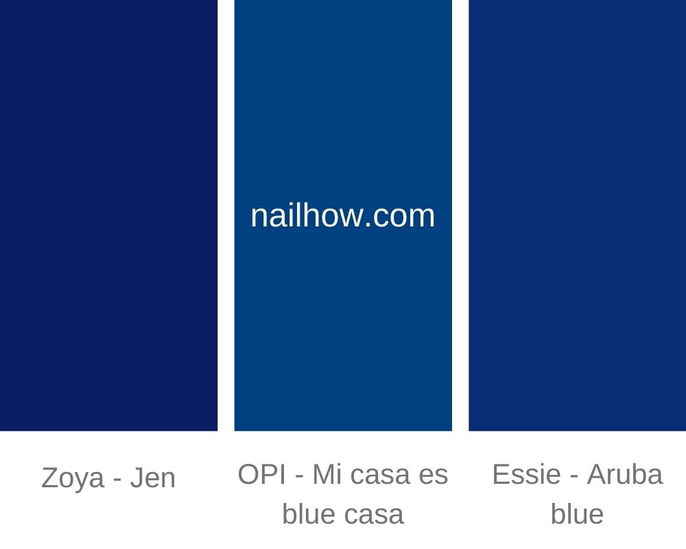 Nail Color 101: How to Choose the Best Match for Your Skin Tone 82 Zoya – Jen
OPI – Mi casa es blue casa
Essie – Aruba blue