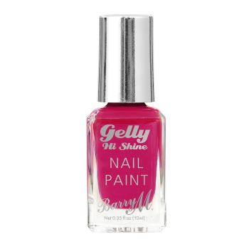barry m Watermelon Juice pink gelly hi shine nail polish 1 https://nailhow.com/best-pink-nail-polish-for-fair-skin/