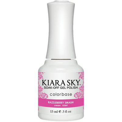 Pink Gel Polish: The Best 40 colors from Trusted Brands 21 kiarasky RAZZLEBERRY SMASH pink gel polish https://nailhow.com/pink-gel-polish/