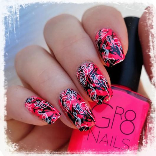 Hot pink nails with designs: over 100 styles you'll love 55 gr8nails https://nailhow.com/hot-pink-nails-with-designs/