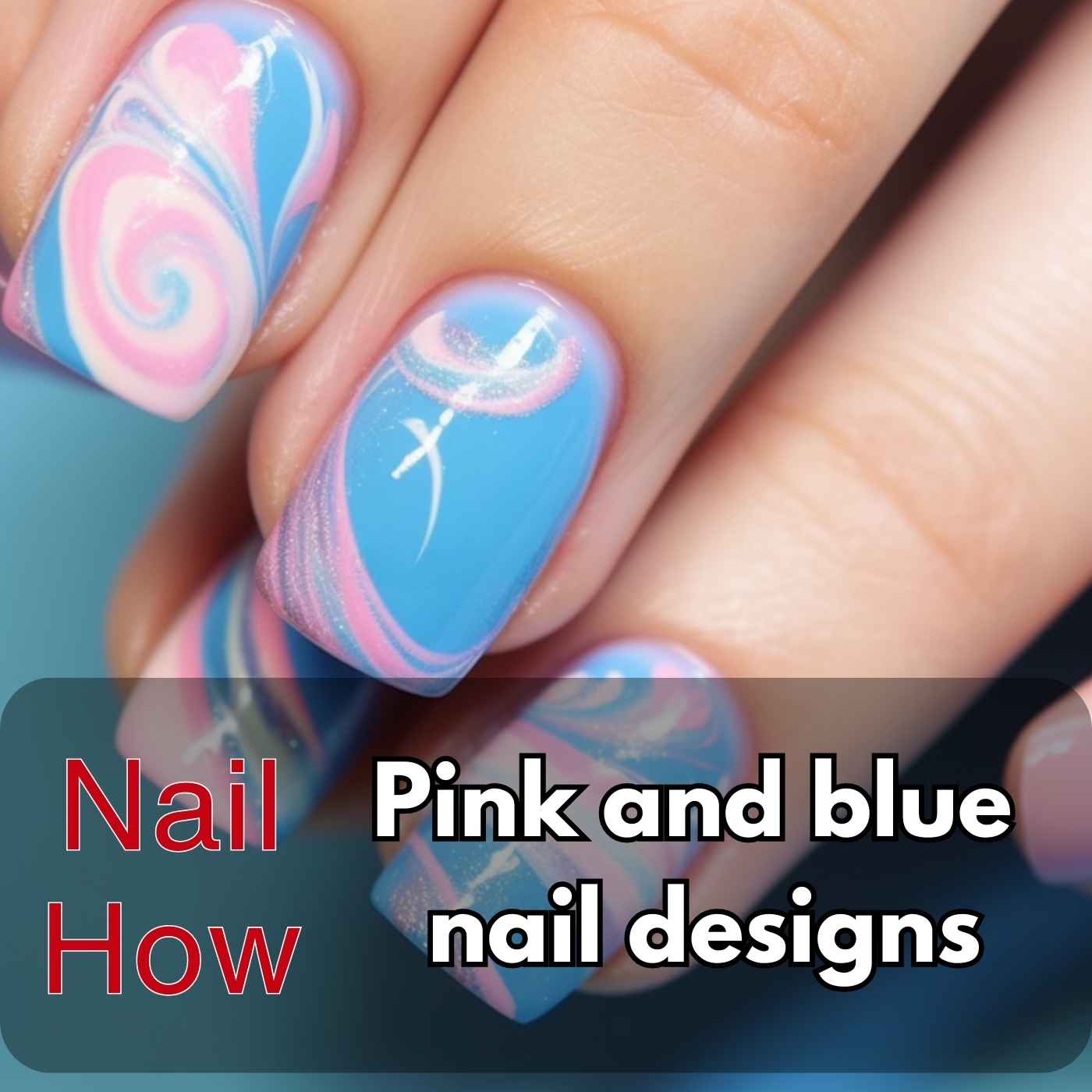 Read more about the article Playing in the Palette: Pink and Blue Nail Design Inspiration