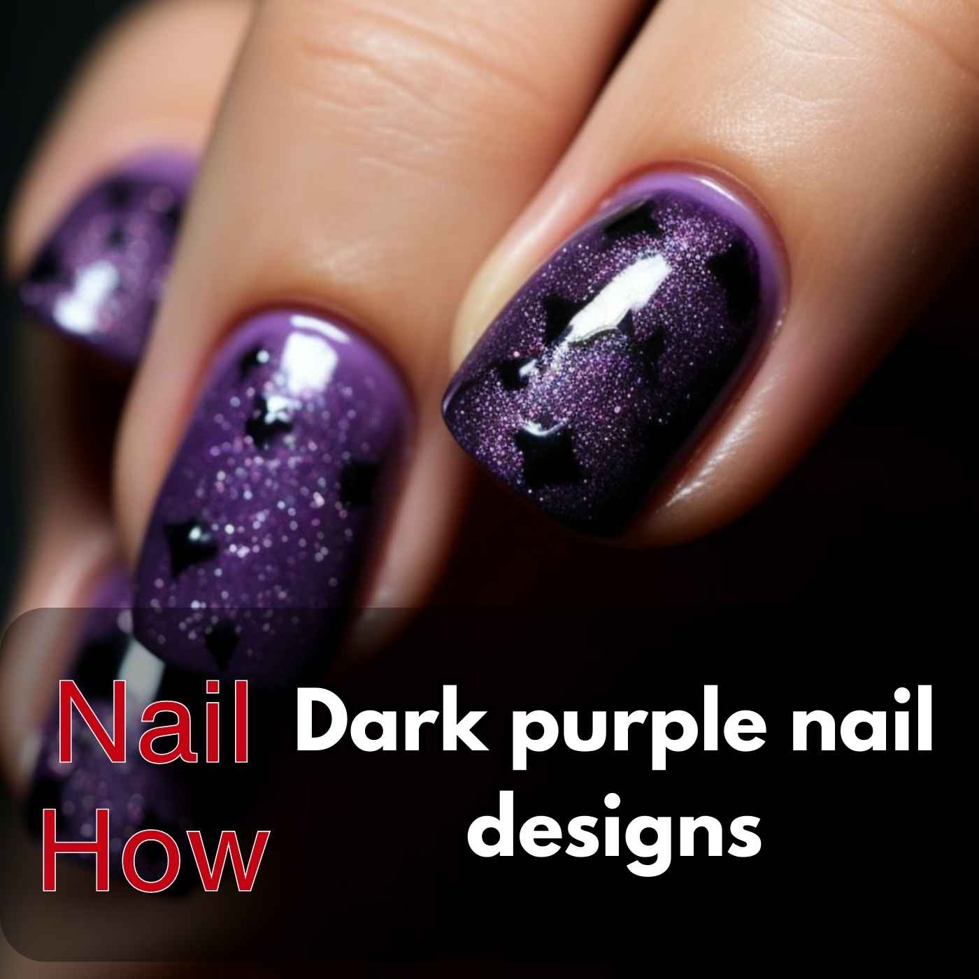Read more about the article Dark and Alluring: Unveiling the Magic of Dark Purple Nail Designs