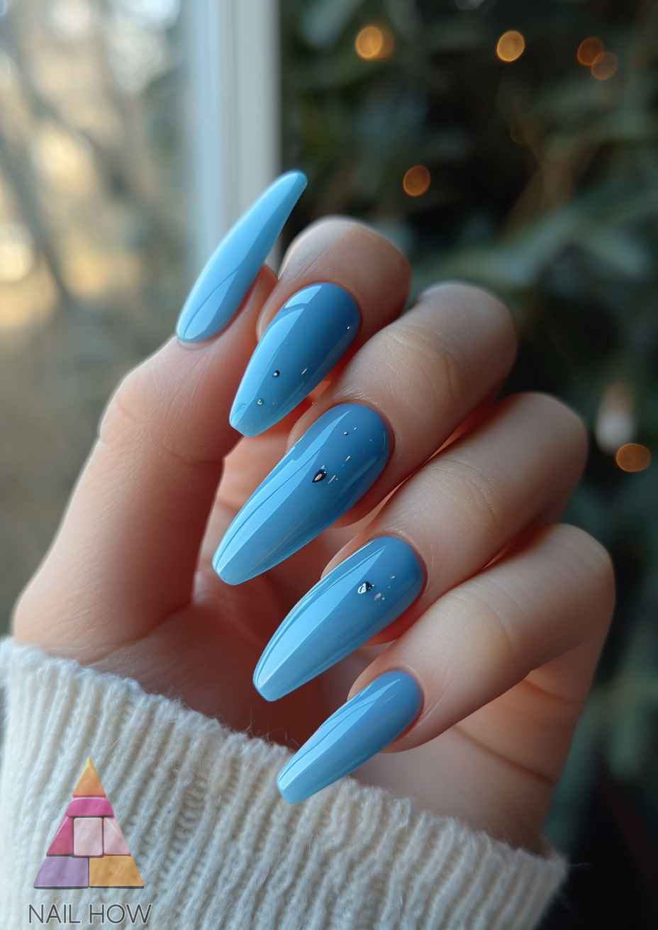 The Best Light Blue Nails with Designs 73 light blue nail designs new 71 https://nailhow.com/the-best-light-blue-nails-with-designs/