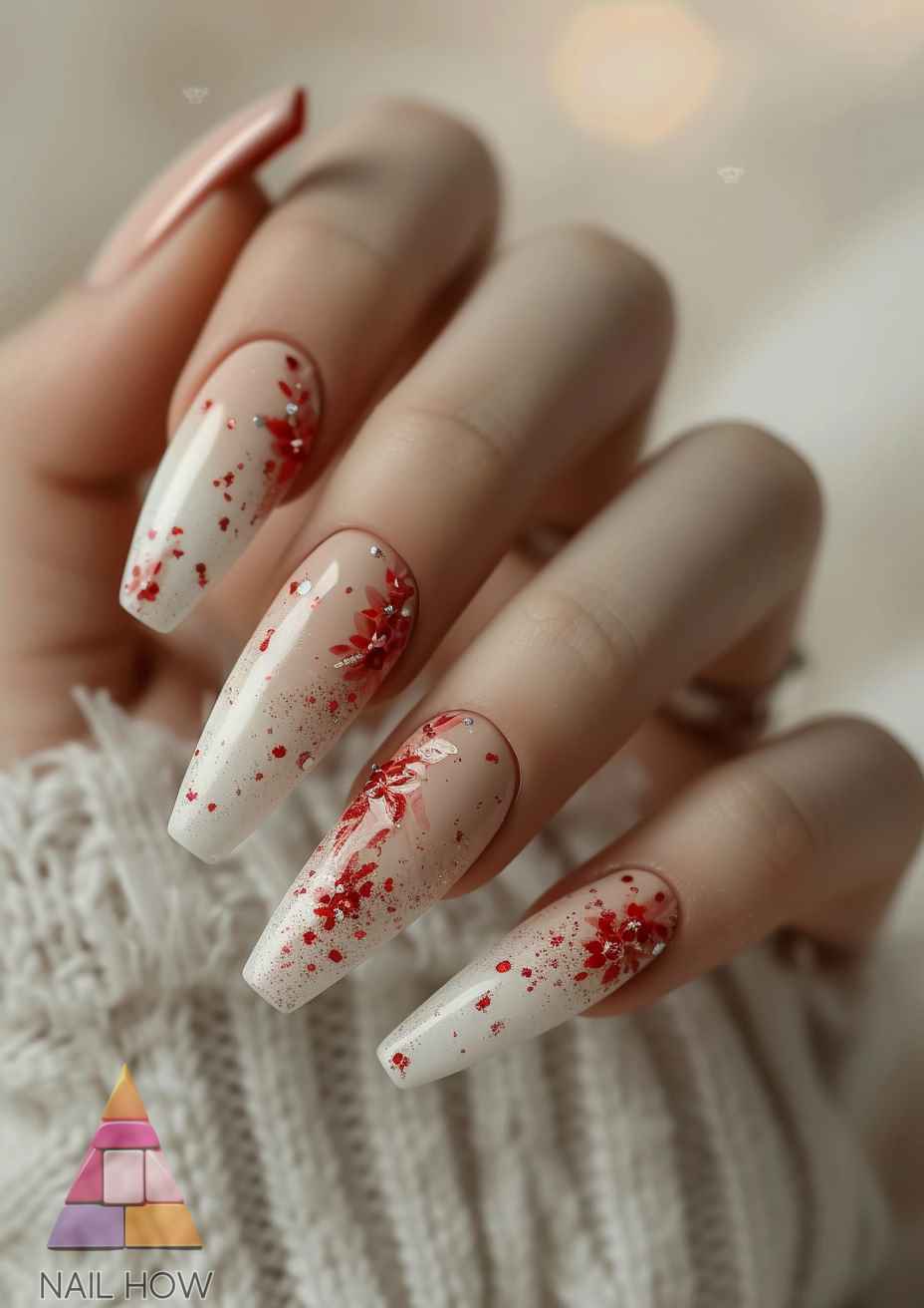 Unveiling the Charm of White Nail Designs 35 Hawaiian white nail designs 39 https://nailhow.com/white-nail-designs/
