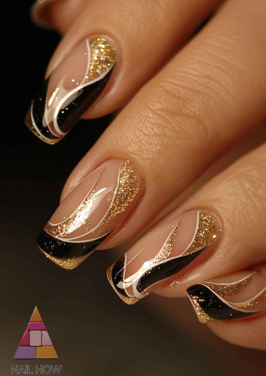 Glam and Grit: Mob Wife Nails Designs 63 mob wife nails 2024 276 https://nailhow.com/mob-wife-nails-designs/