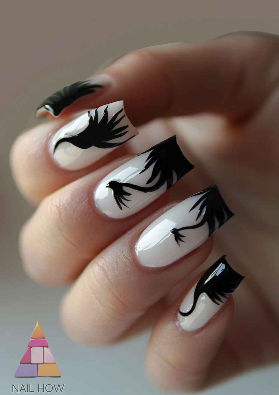 Glam and Grit: Mob Wife Nails Designs 65 mob wife nails 2024 278 https://nailhow.com/mob-wife-nails-designs/