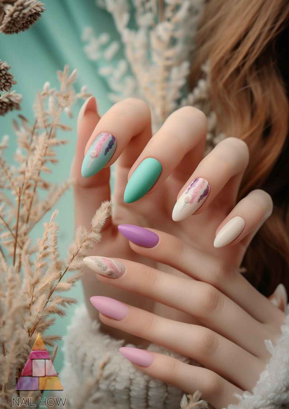 Spring 2025 Nails: The Ultimate Guide to Fresh Trends and Styles 156 spring nails 102 https://nailhow.com/spring-2024-nails/