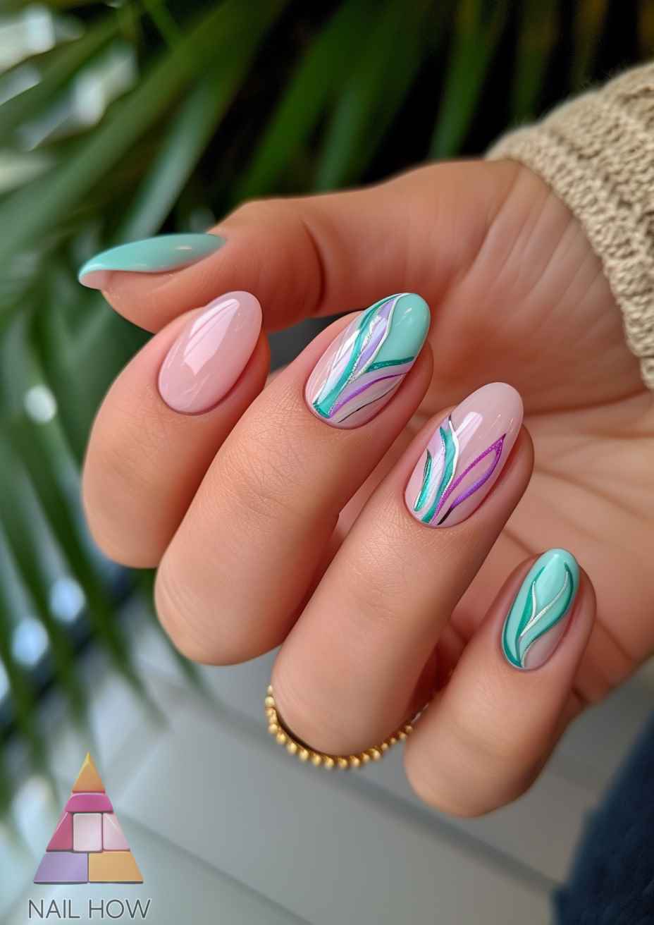 Spring 2025 Nails: The Ultimate Guide to Fresh Trends and Styles 84 spring nails 23 https://nailhow.com/spring-2024-nails/
