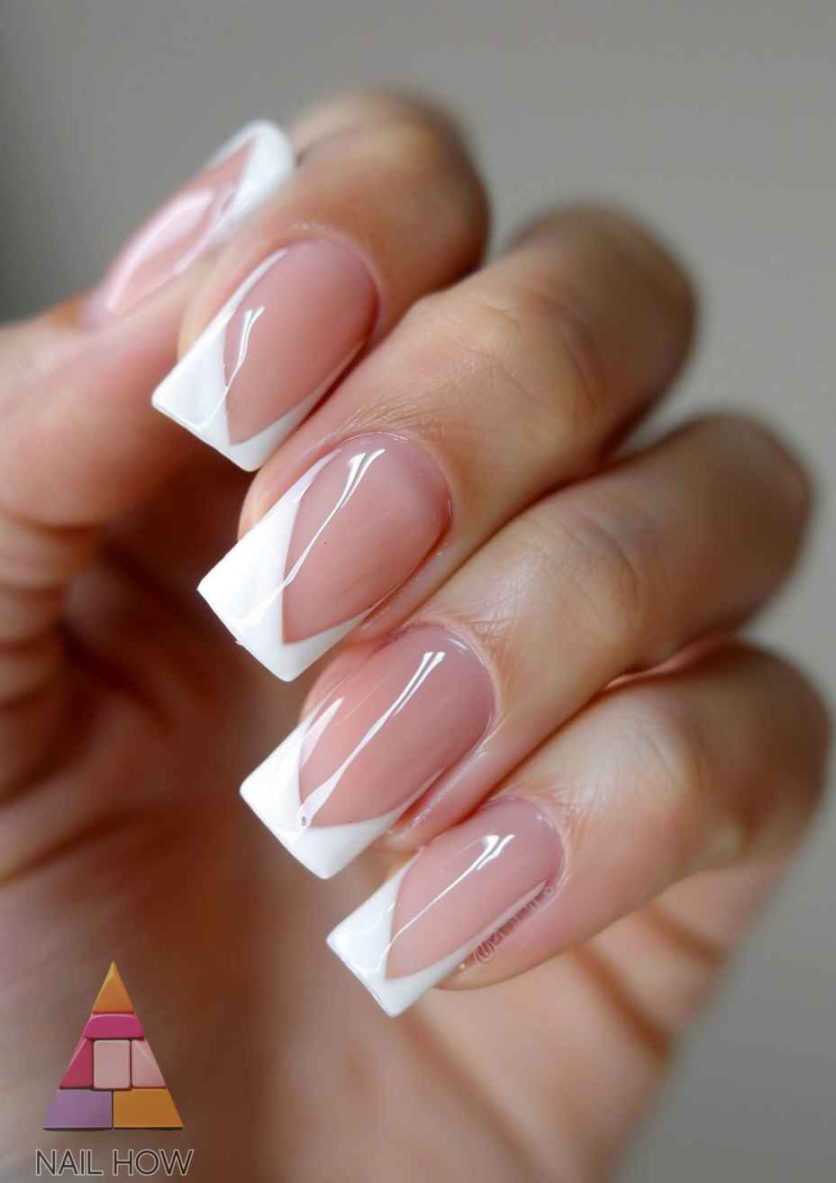 French Tips: Awesome Nail Designs You'll Love 41 french tip design 26 https://nailhow.com/french-tips-awesome-nail-designs/