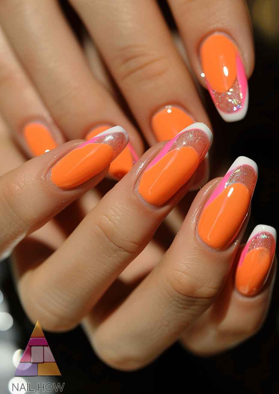 French Tips: Awesome Nail Designs You'll Love 84 french tip design 86 https://nailhow.com/french-tips-awesome-nail-designs/