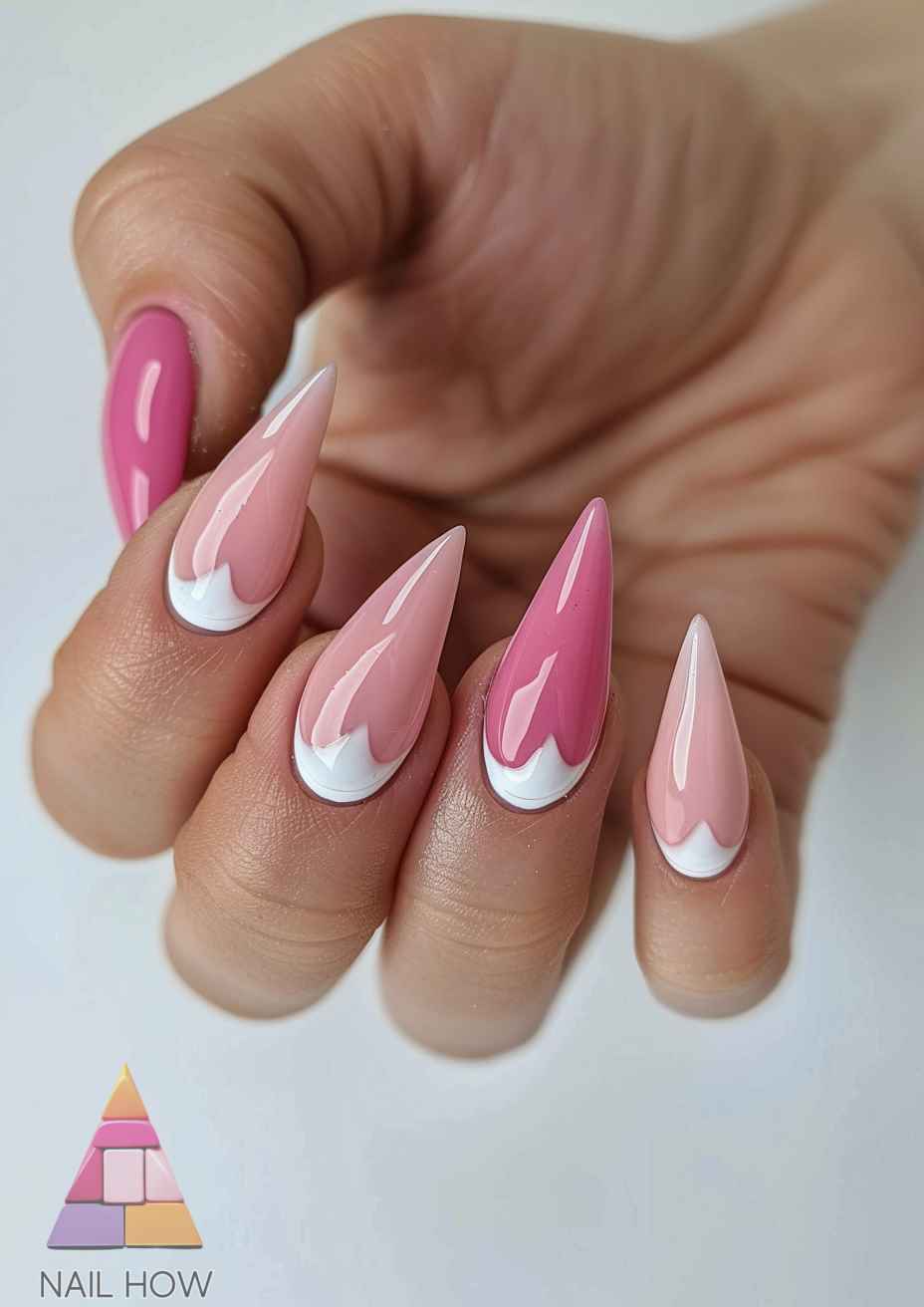The Ultimate Guide to Pink Nails: From Ombre to Gem-Encrusted Elegance 59 pink nails 60 https://nailhow.com/pink-nails-from-ombre-to-gem-encrusted-elegance/