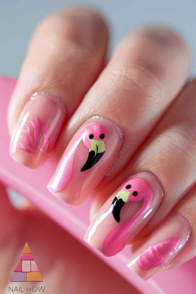 Beach Bliss Unleashed: Dive into 2024's Stunning Nail Art Trends! 204 beach nail design 199 https://nailhow.com/beach-nail-art-trends/