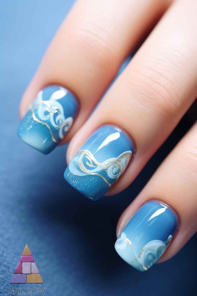 Beach Bliss Unleashed: Dive into 2024's Stunning Nail Art Trends! 25 beach nail design 35 https://nailhow.com/beach-nail-art-trends/