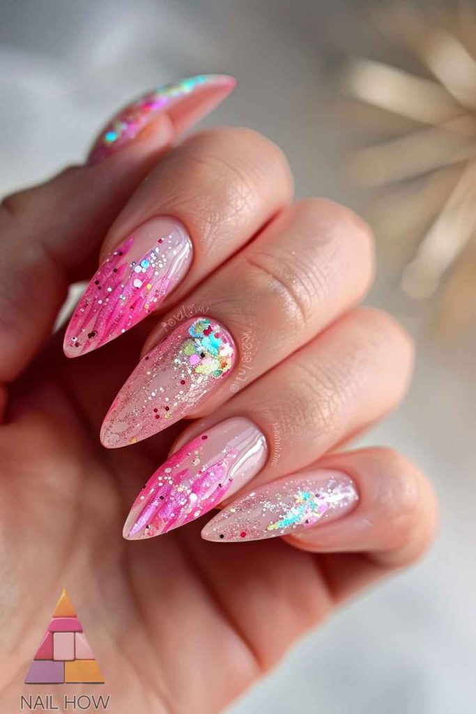 cute funky nail design 156 https://nailhow.com/cute-funky-nail-designs/
