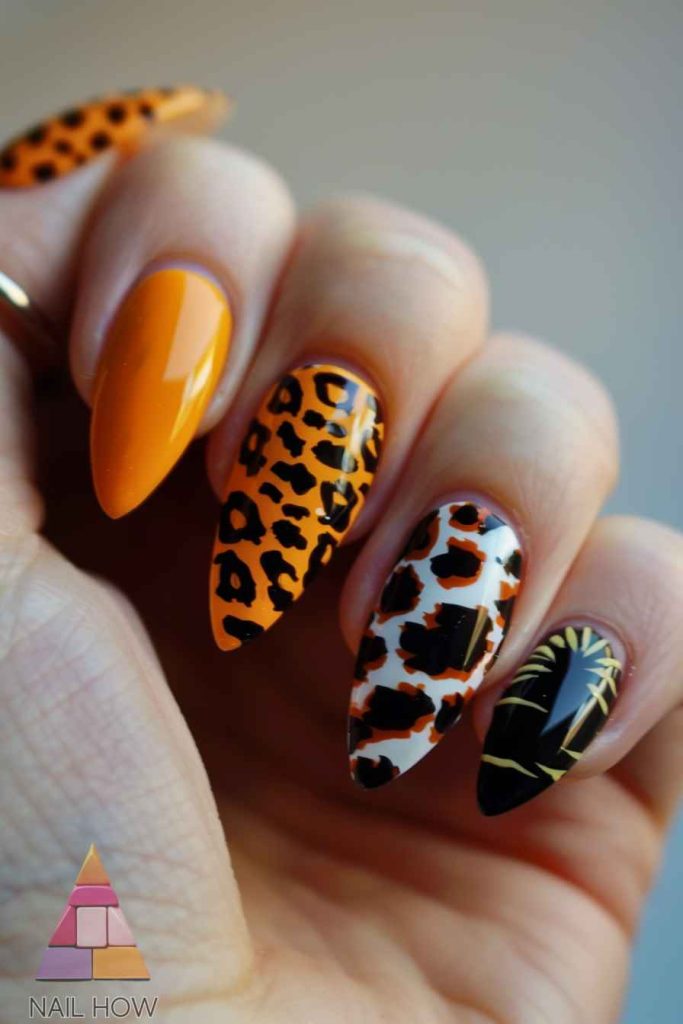 cute funky nail design 38 https://nailhow.com/cute-funky-nail-designs/