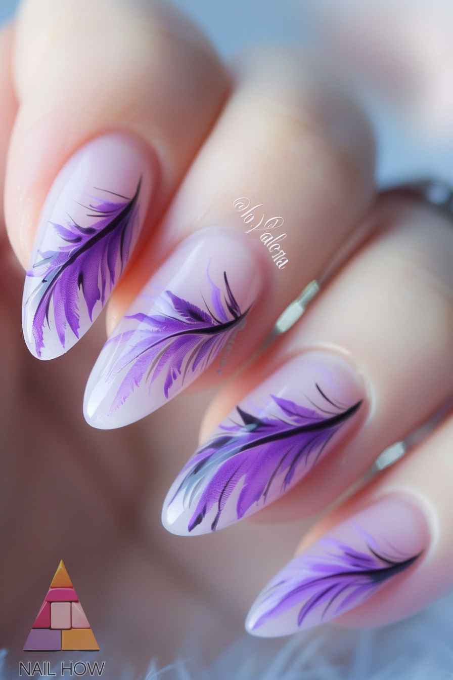 Purple Majesty: Unveiling the 2024 Trends in Lavish Purple Nail Art 164 purple nail design 168 https://nailhow.com/purple-nail-art/