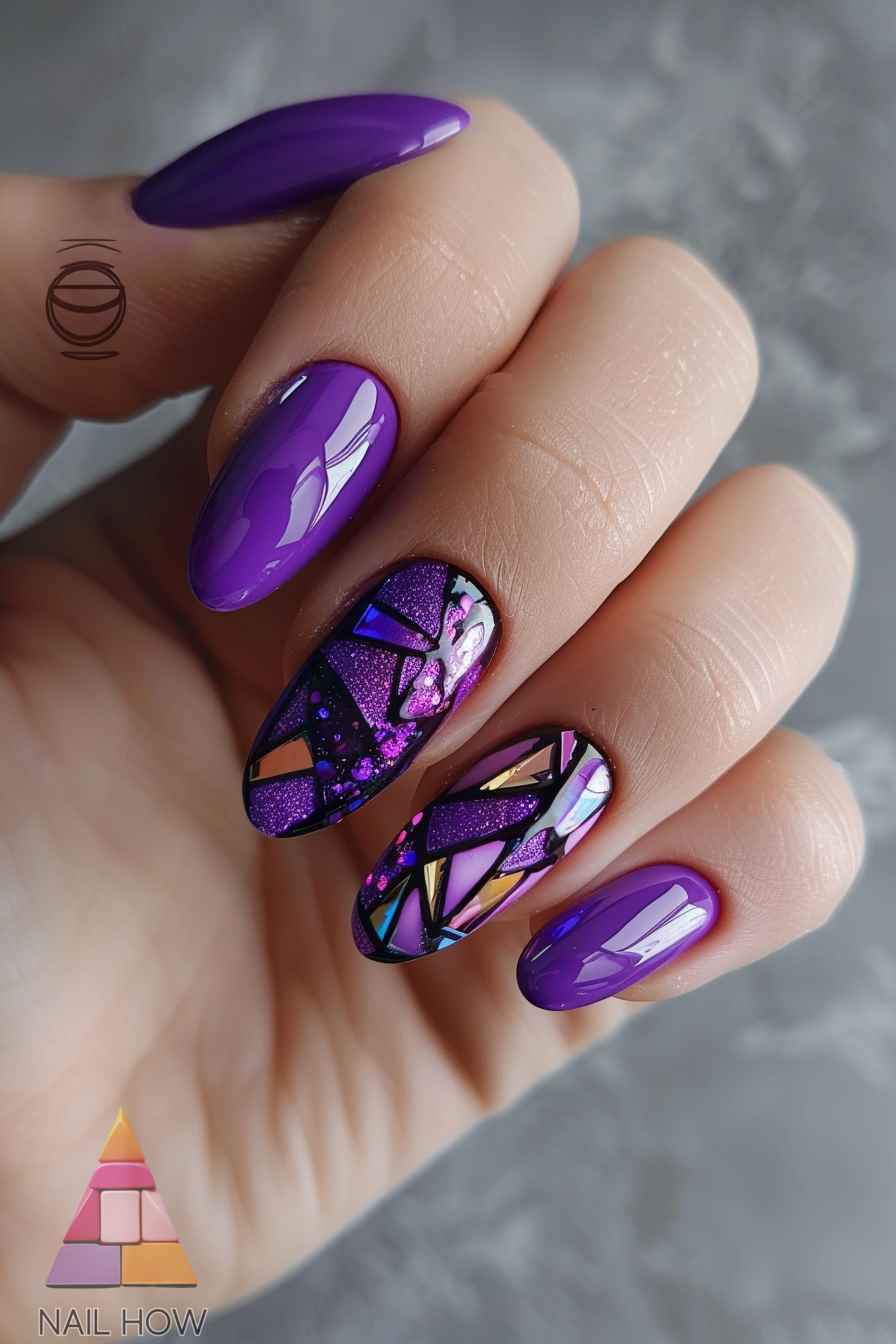 Purple Majesty: Unveiling the 2024 Trends in Lavish Purple Nail Art 259 purple nail design 258 https://nailhow.com/purple-nail-art/