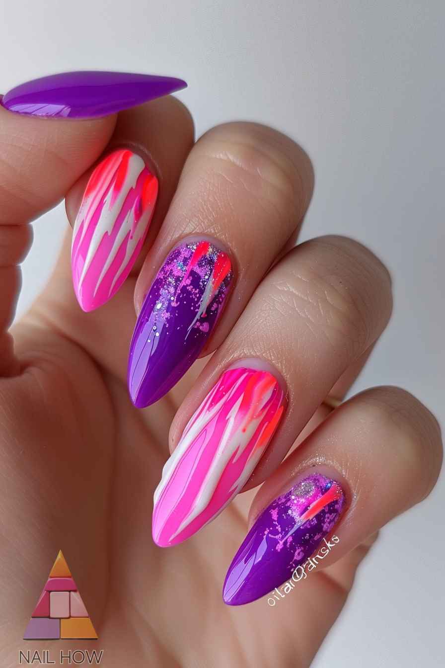 Purple Majesty: Unveiling the 2024 Trends in Lavish Purple Nail Art 47 purple nail design 52 https://nailhow.com/purple-nail-art/