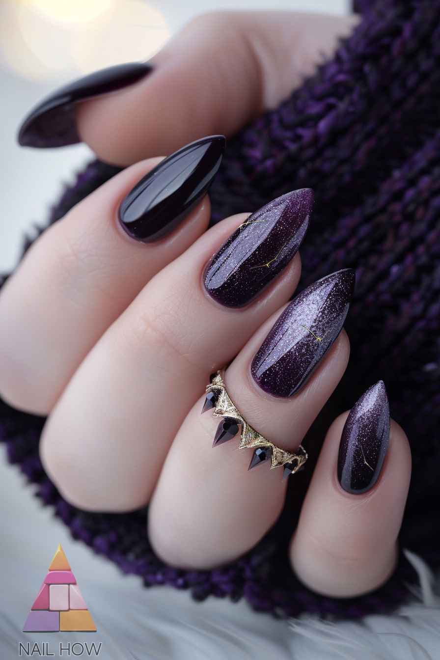 Purple Majesty: Unveiling the 2024 Trends in Lavish Purple Nail Art 67 purple nail design 67 https://nailhow.com/purple-nail-art/