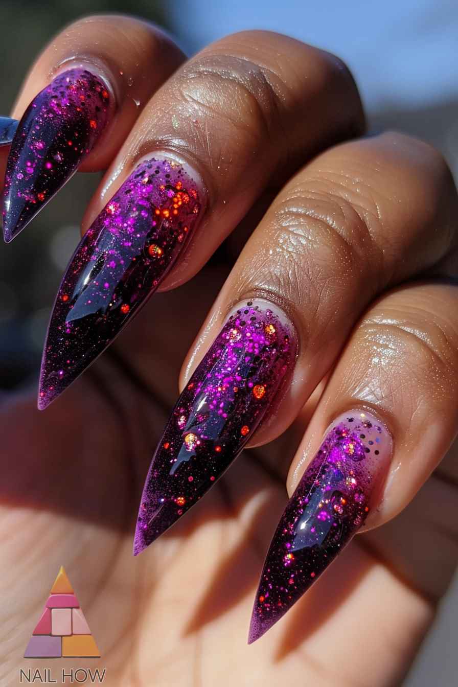 Purple Majesty: Unveiling the 2024 Trends in Lavish Purple Nail Art 95 purple nail design 85 https://nailhow.com/purple-nail-art/