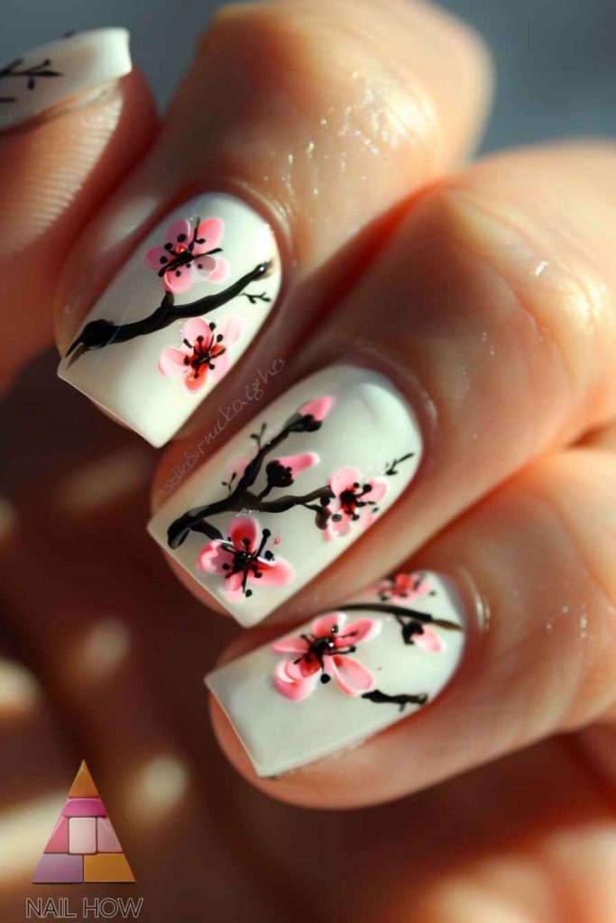 Spring at Your Fingertips: Exploring the Art and Elegance of Cherry Blossom Nail Designs 163 Cherry blossom Nail Designs 149 https://nailhow.com/cherry-blossom-nail-designs/