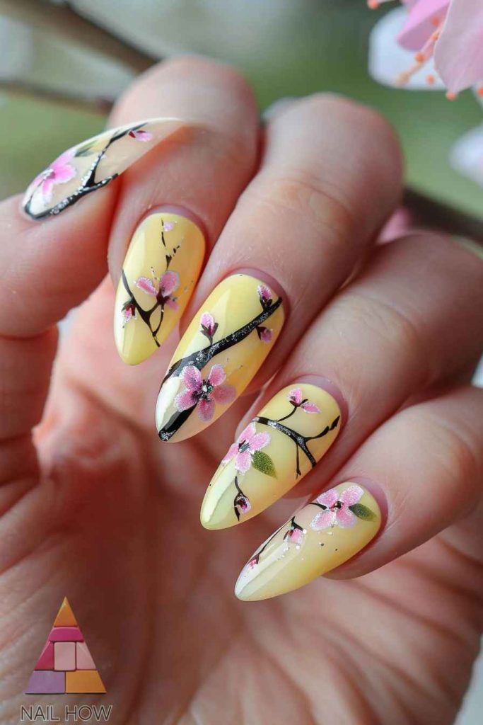 Spring at Your Fingertips: Exploring the Art and Elegance of Cherry Blossom Nail Designs 153 Cherry blossom Nail Designs 164 https://nailhow.com/cherry-blossom-nail-designs/