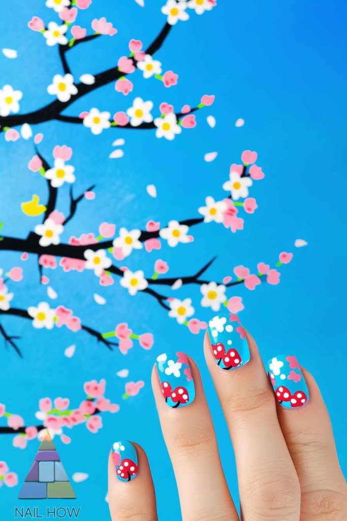 Spring at Your Fingertips: Exploring the Art and Elegance of Cherry Blossom Nail Designs 77 Cherry blossom Nail Designs 66 https://nailhow.com/cherry-blossom-nail-designs/