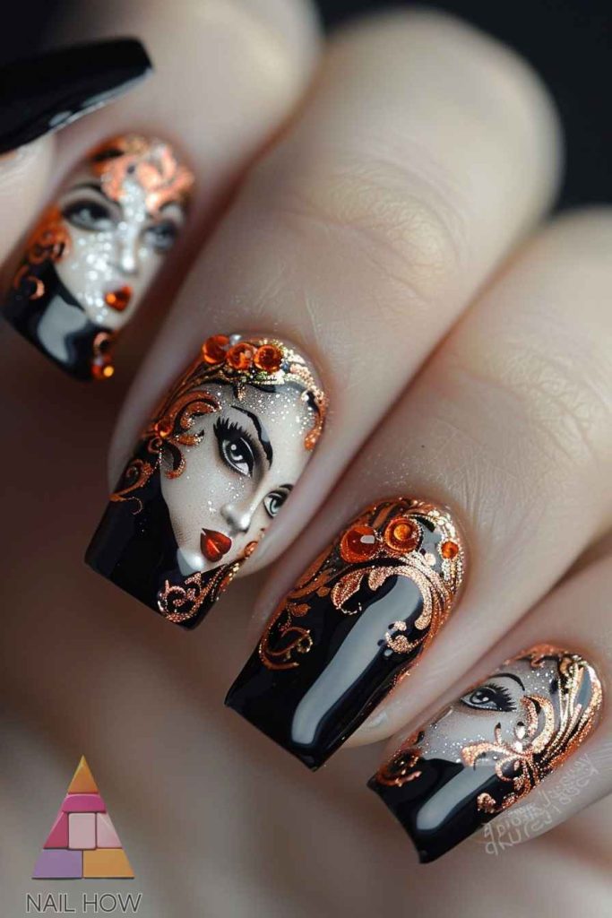 Goddess Nail Designs: Divine Manicures to Channel Your Inner Deity 115 Goddessl Nail Designs 103 https://nailhow.com/goddess-nail-designs/