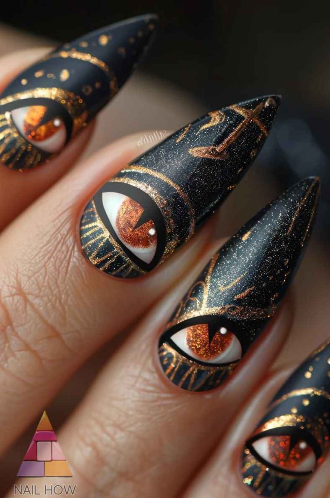 Goddess Nail Designs: Divine Manicures to Channel Your Inner Deity 18 Goddessl Nail Designs 11 https://nailhow.com/goddess-nail-designs/