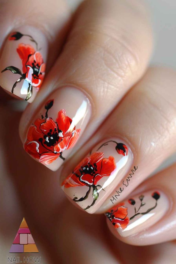 Floral Nail Designs: A Blossoming Trend for All Seasons 156 floral Nail Designs 194 https://nailhow.com/floral-nail-designs/