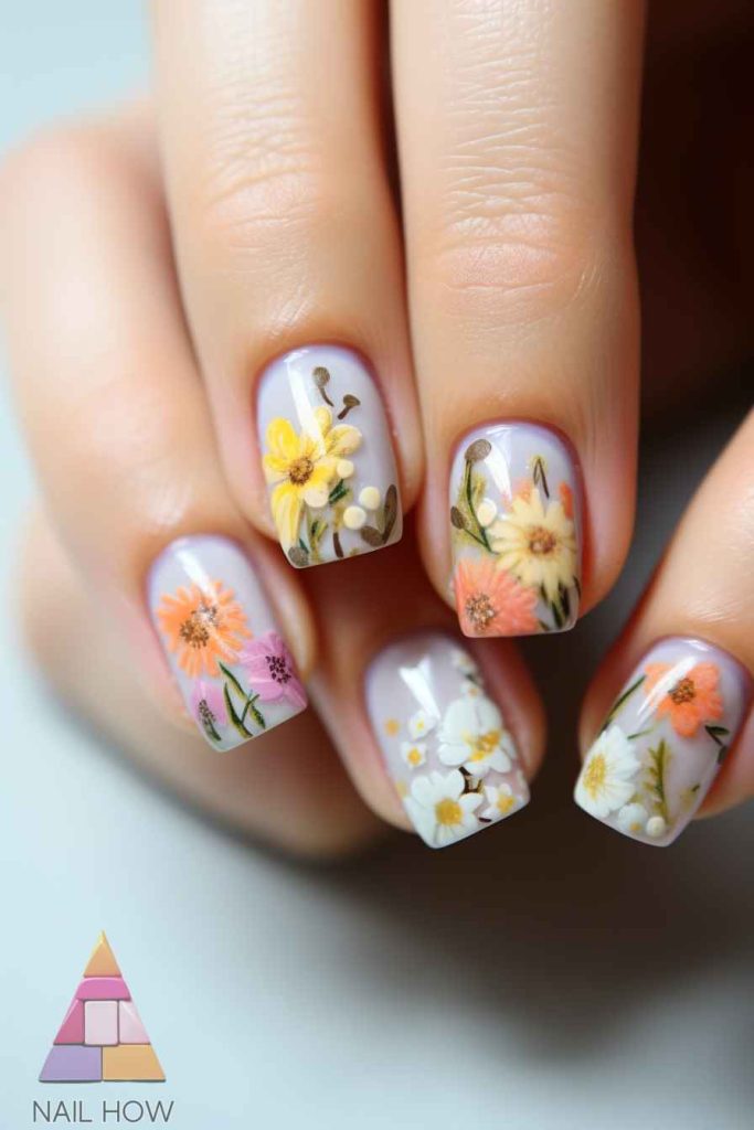 Floral Nail Designs: A Blossoming Trend for All Seasons 67 floral Nail Designs 64 https://nailhow.com/floral-nail-designs/