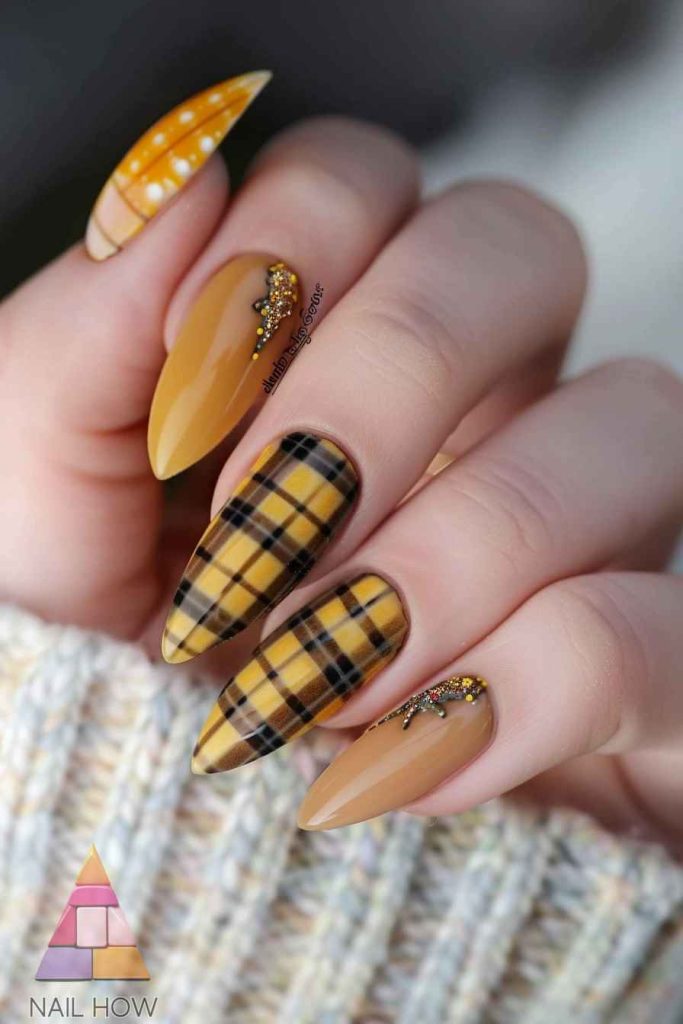 Fall Nail Designs That Slay: Cozy, Cute, and Totally Insta-Worthy! 125 fall nail designs 110 https://nailhow.com/fall-nail-designs/