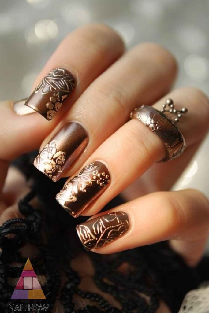 Fall Nail Designs That Slay: Cozy, Cute, and Totally Insta-Worthy! 29 fall nail designs 20 https://nailhow.com/fall-nail-designs/