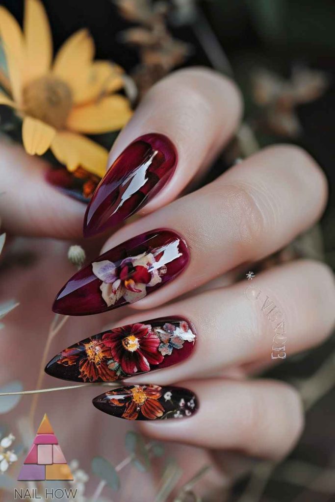 Fall Nail Designs That Slay: Cozy, Cute, and Totally Insta-Worthy! 229 fall nail designs 234 https://nailhow.com/fall-nail-designs/