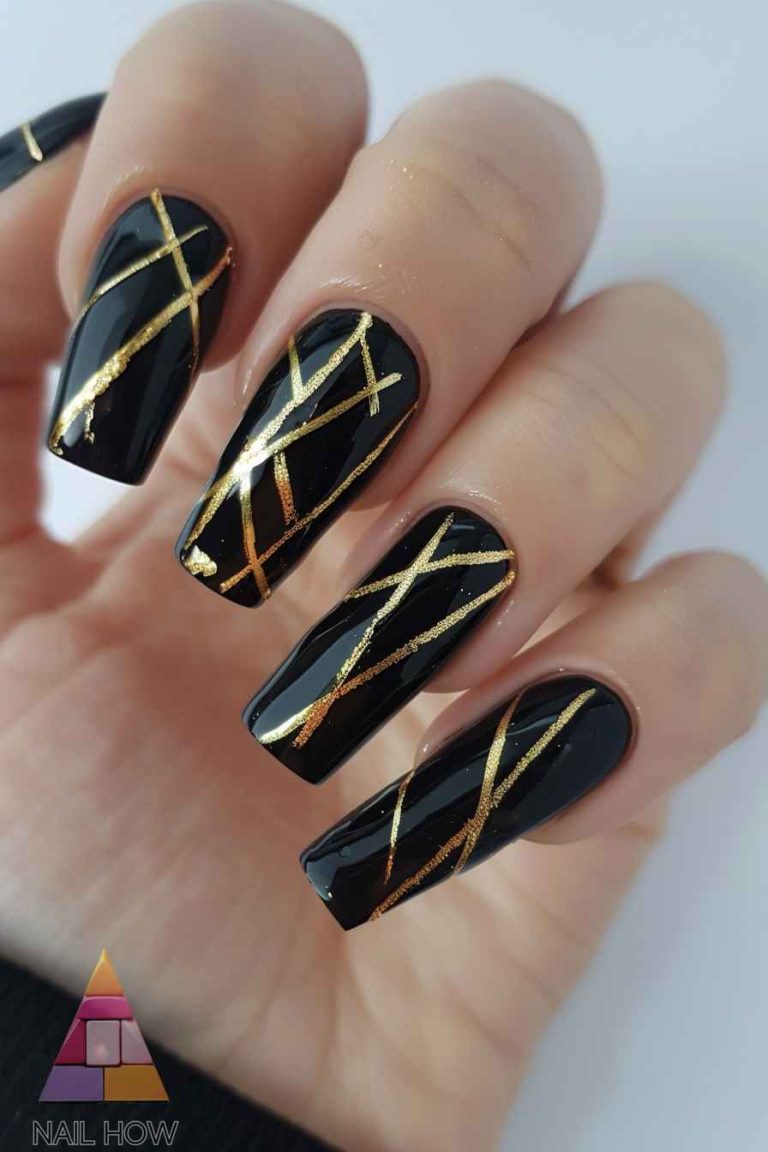 Bold and Beautiful Black Acrylic Nails to Enhance Your Style - nailhow