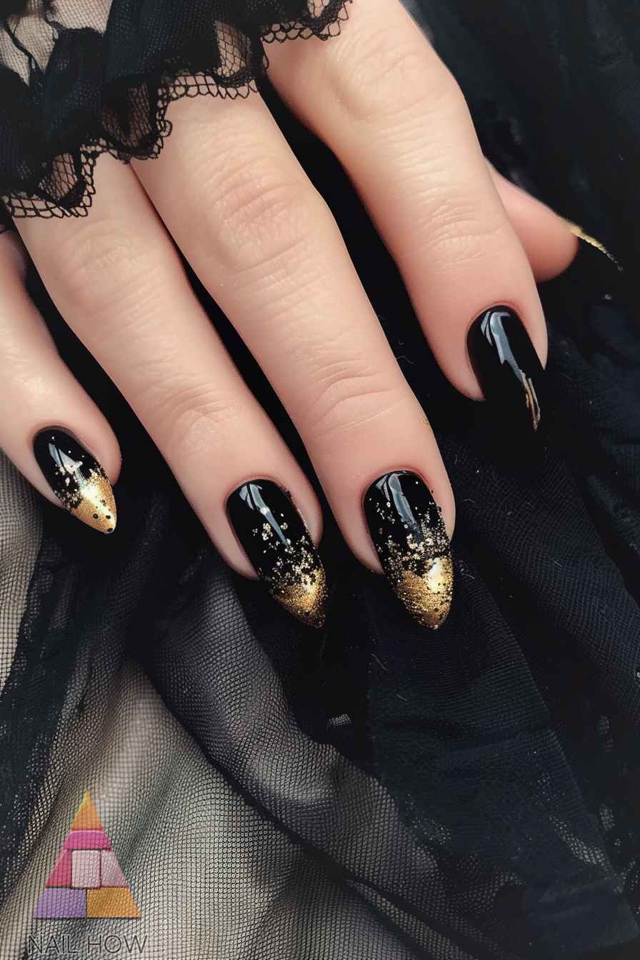 Bold and Beautiful Black Acrylic Nails to Enhance Your Style - nailhow