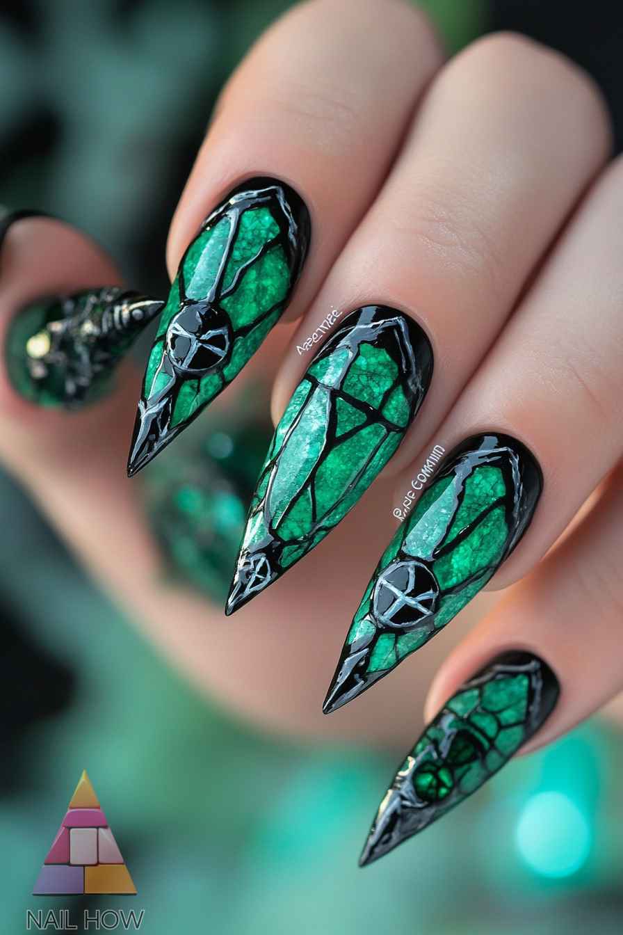 Green Halloween Nails A Spooky Chic Guide for Fashionistas nailhow