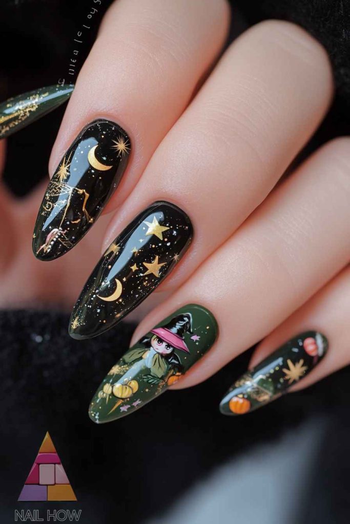 Green Halloween Nails: A Spooky-Chic Guide for Fashionistas 81 green halloween nails 58 https://nailhow.com/green-halloween-nails/