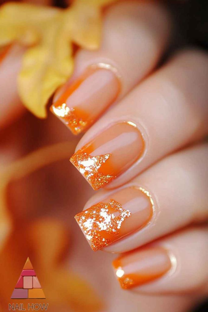 Stunning Thanksgiving Nails to Feast Your Eyes On 115 thanks giving nails 105 https://nailhow.com/thanksgiving-nails/