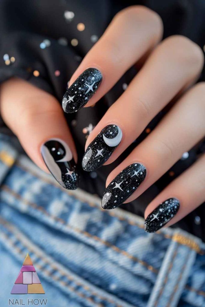Enchanting Witchy Nails: Unleash Your Inner Sorceress 110 witchy nails 75 https://nailhow.com/witchy-nails/